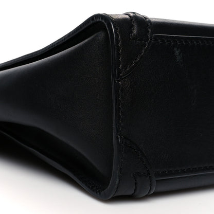 Celine Smooth Calfskin Nano Luggage Black 8 of 13