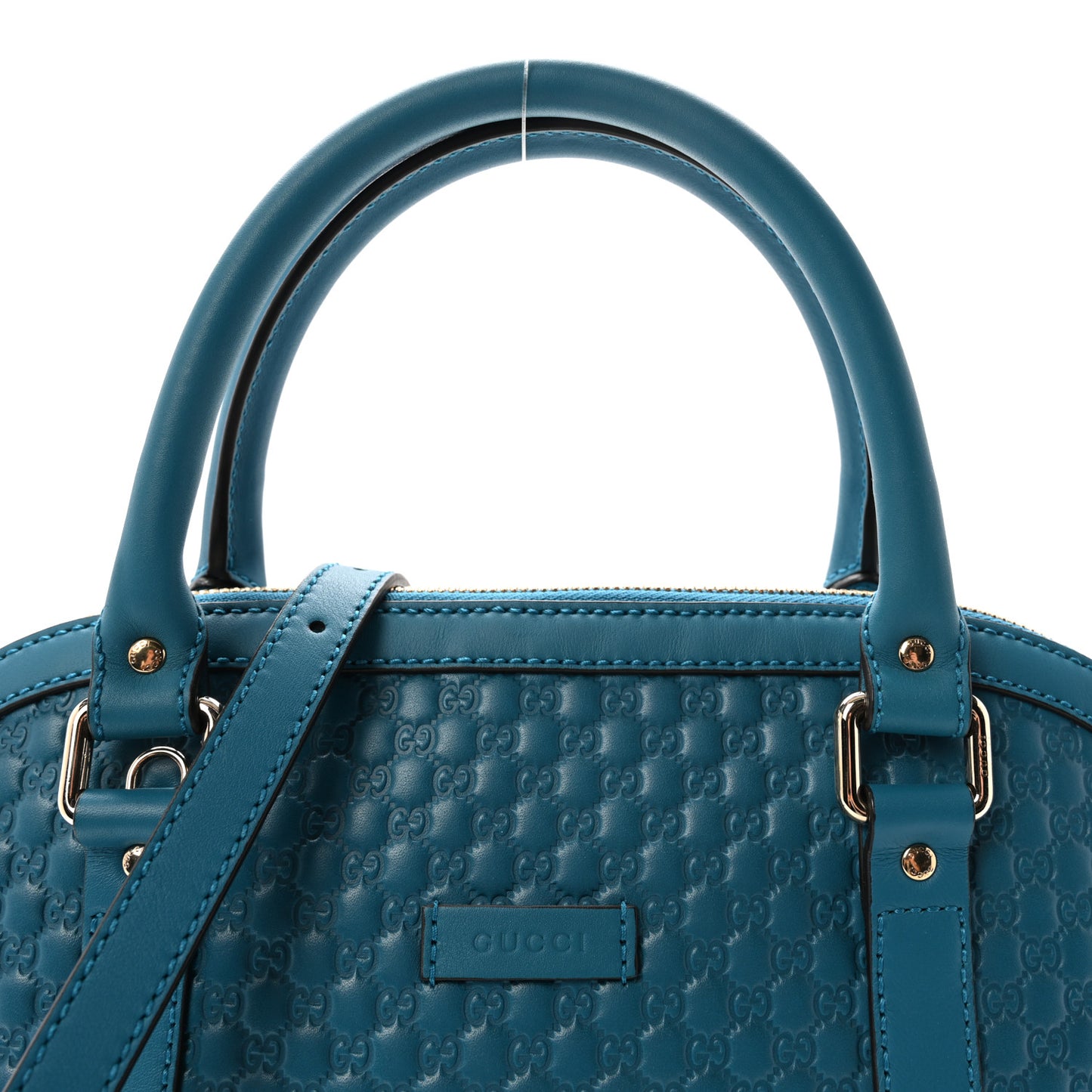 Microguccissima Medium Dome Bag Deep Cobalt