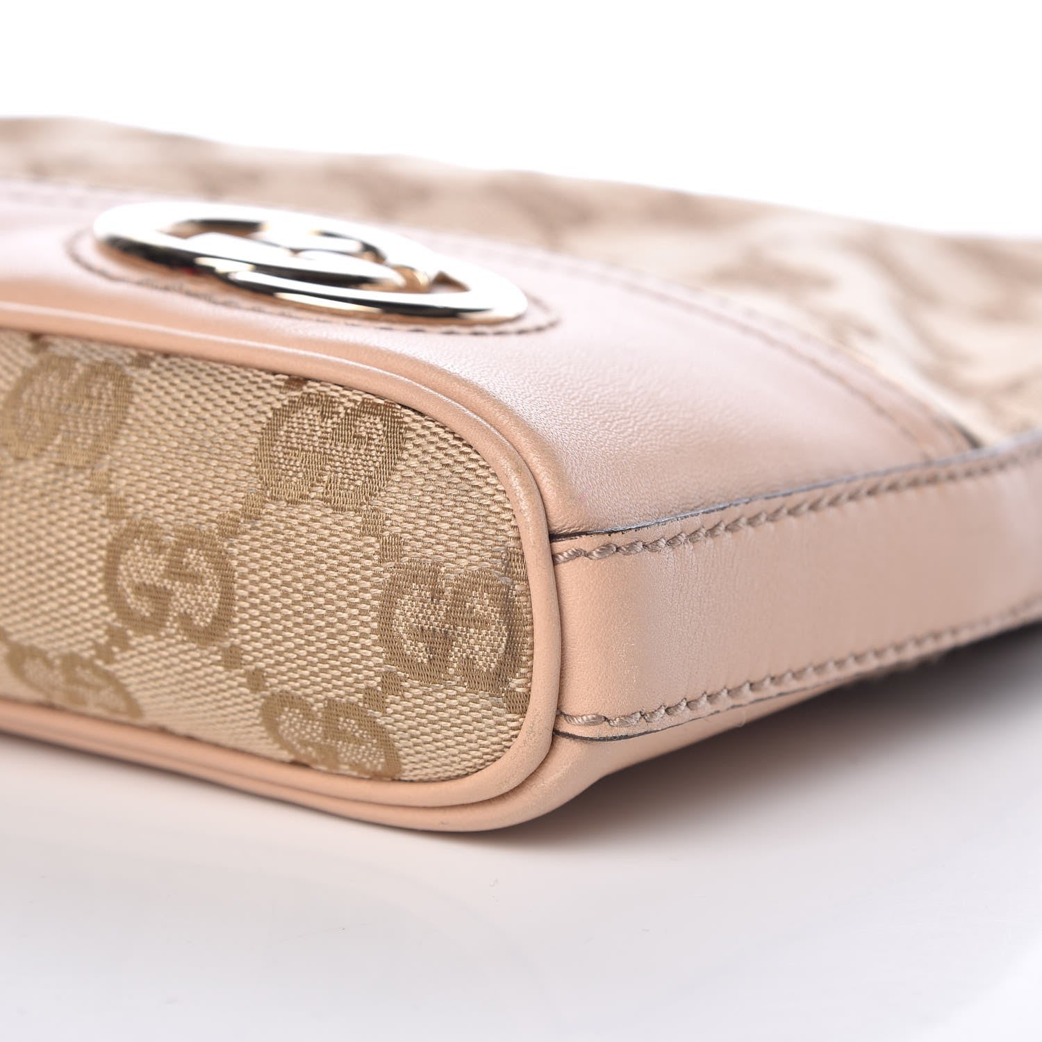 Gucci Monogram Small New Britt Hobo Pink 10 of 11