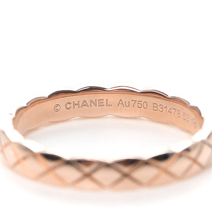 Chanel 18K Beige Gold Mini Coco Crush Ring 53 6.25 4 of 5
