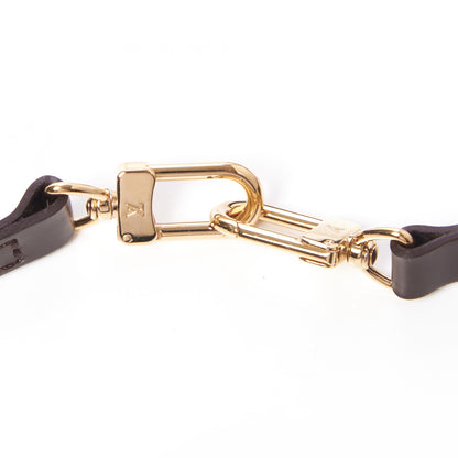 Louis Vuitton Calfskin 12mm Shoulder Strap Brown 3 of 4