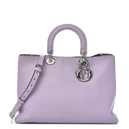 Christian Dior Smooth Calfskin Large Diorissimo Tote Lilac 2 of 13