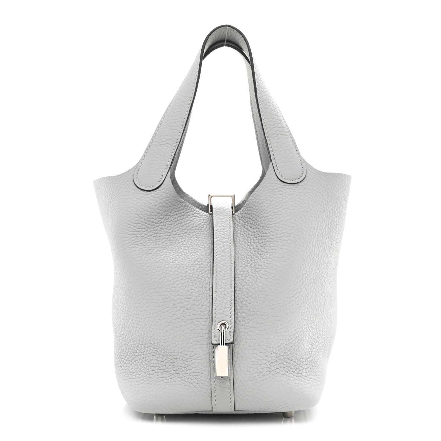 Hermes Taurillon Clemence Picotin Lock 18 PM Bleu Glacier 1 of 11