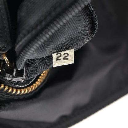 Prada Tessuto Nylon Chain Shoulder Bag Black 6 of 10