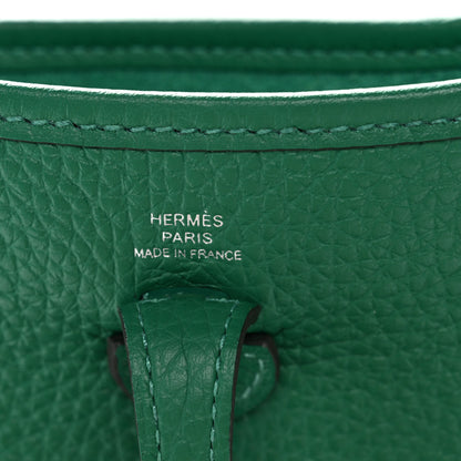 Hermes Taurillon Clemence Evelyne TPM Vert Vertigo 6 of 11