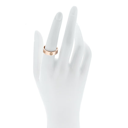 Cartier 18K Pink Gold 5.5mm LOVE Ring 56 7.75 2 of 5