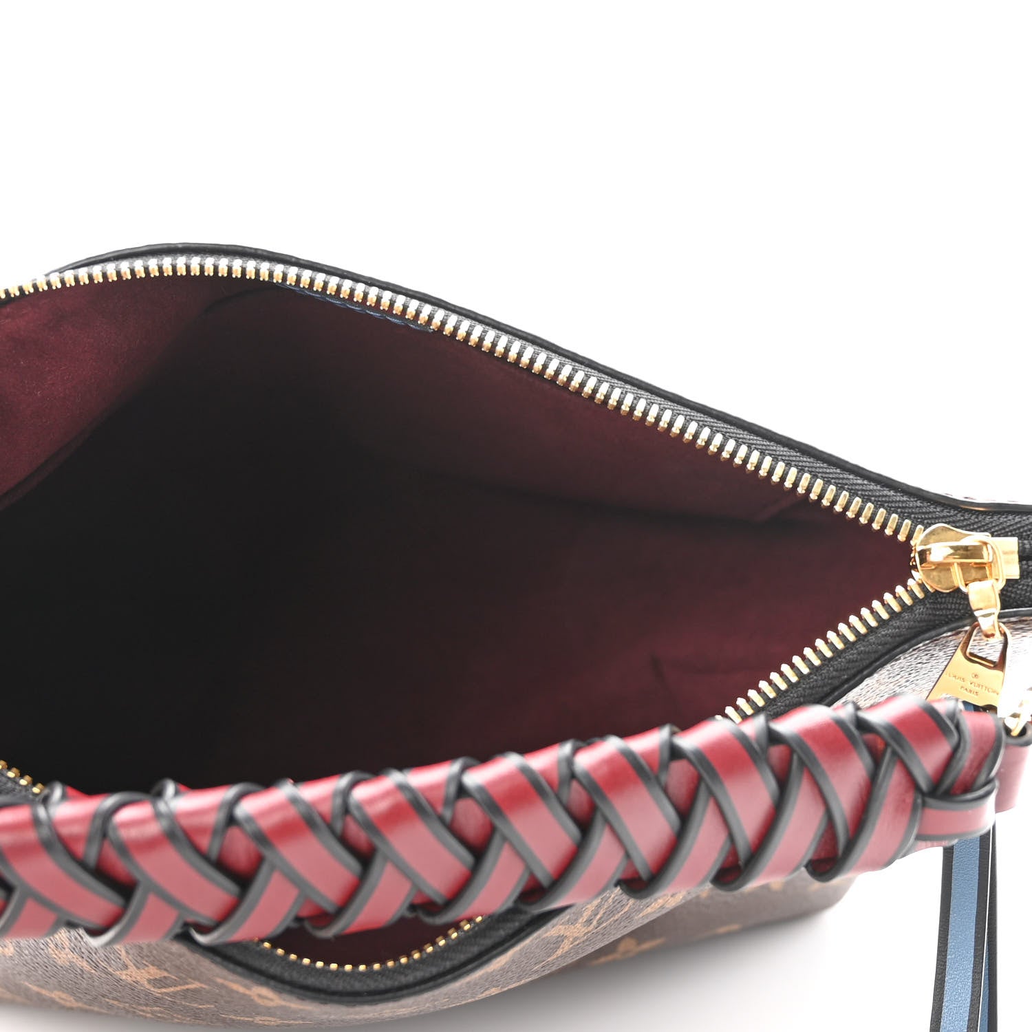 Louis Vuitton Monogram Beaubourg Hobo Mini Bordeaux Red Peach Safran Blue Jean Blue 8 of 20