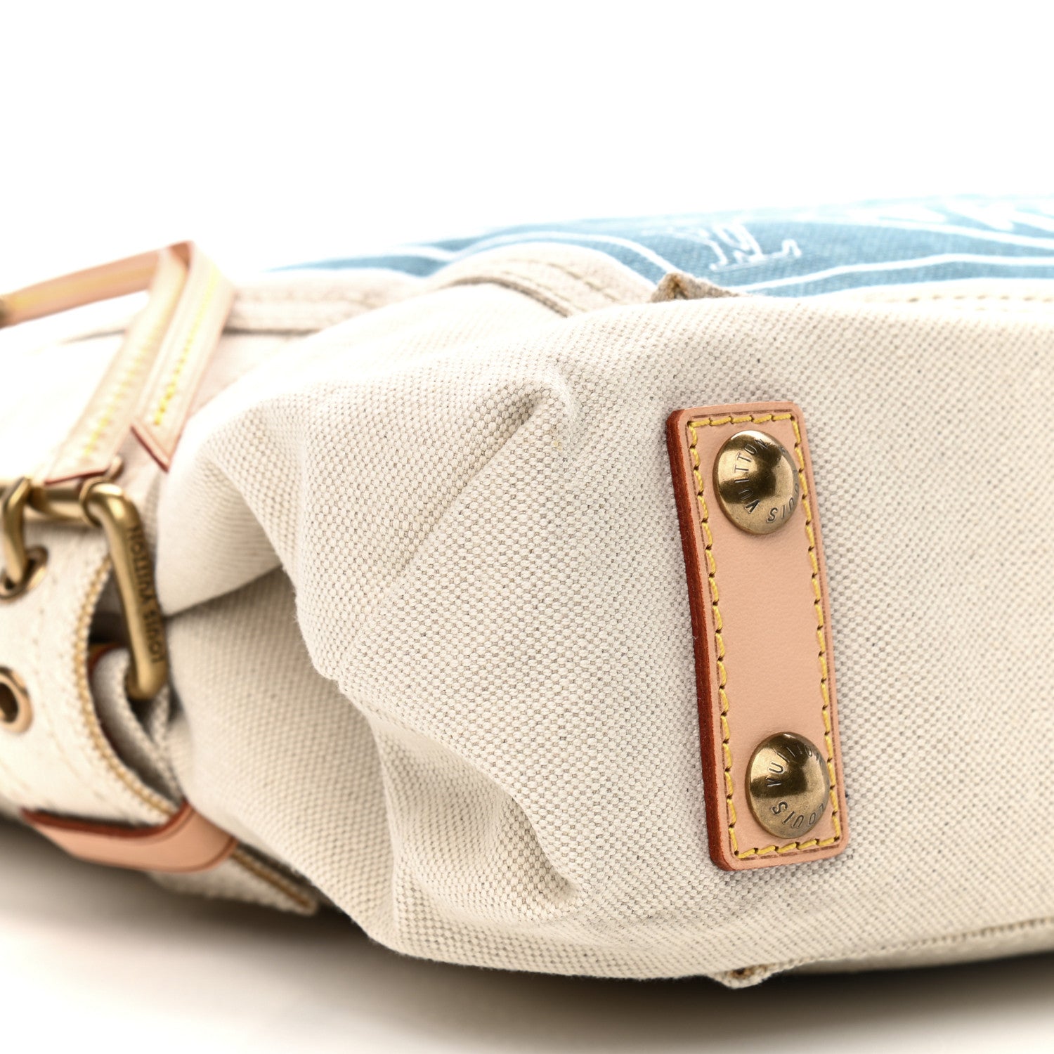 Louis Vuitton Toile Globe Shopper Cabas MM Blue 8 of 12