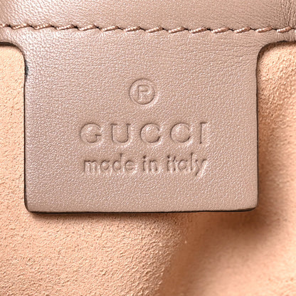 Gucci Calfskin Matelasse Medium GG Marmont Shoulder Bag Porcelain Rose 6 of 10