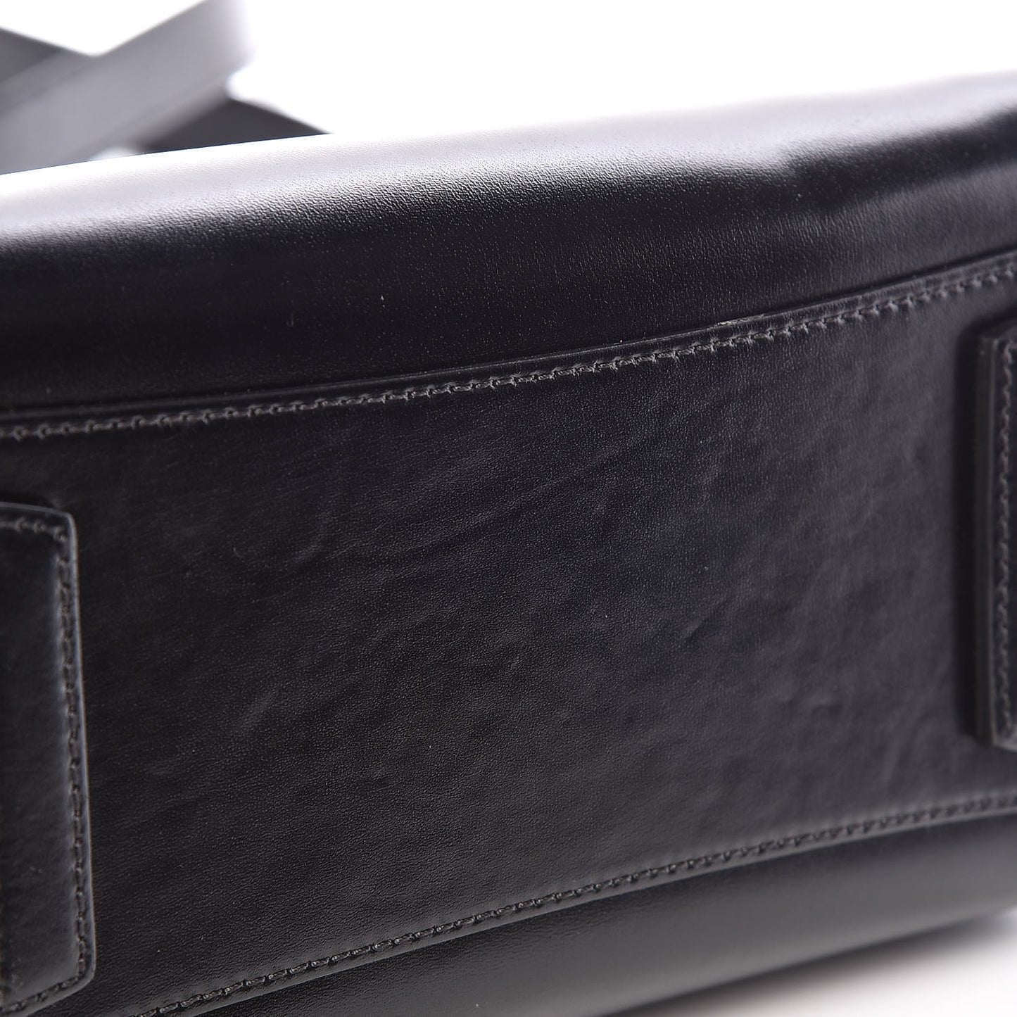 Shiny Lord Calfskin Mini Antigona Black