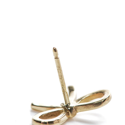 Tiffany 18K Yellow Gold Bow Earrings 4 of 6