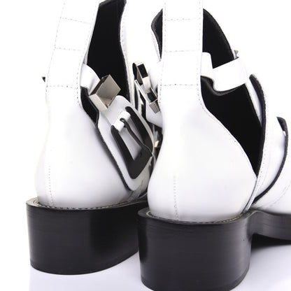 Balenciaga Brushed Calfskin Ceinture Ankle Boots 42 White 12 of 12