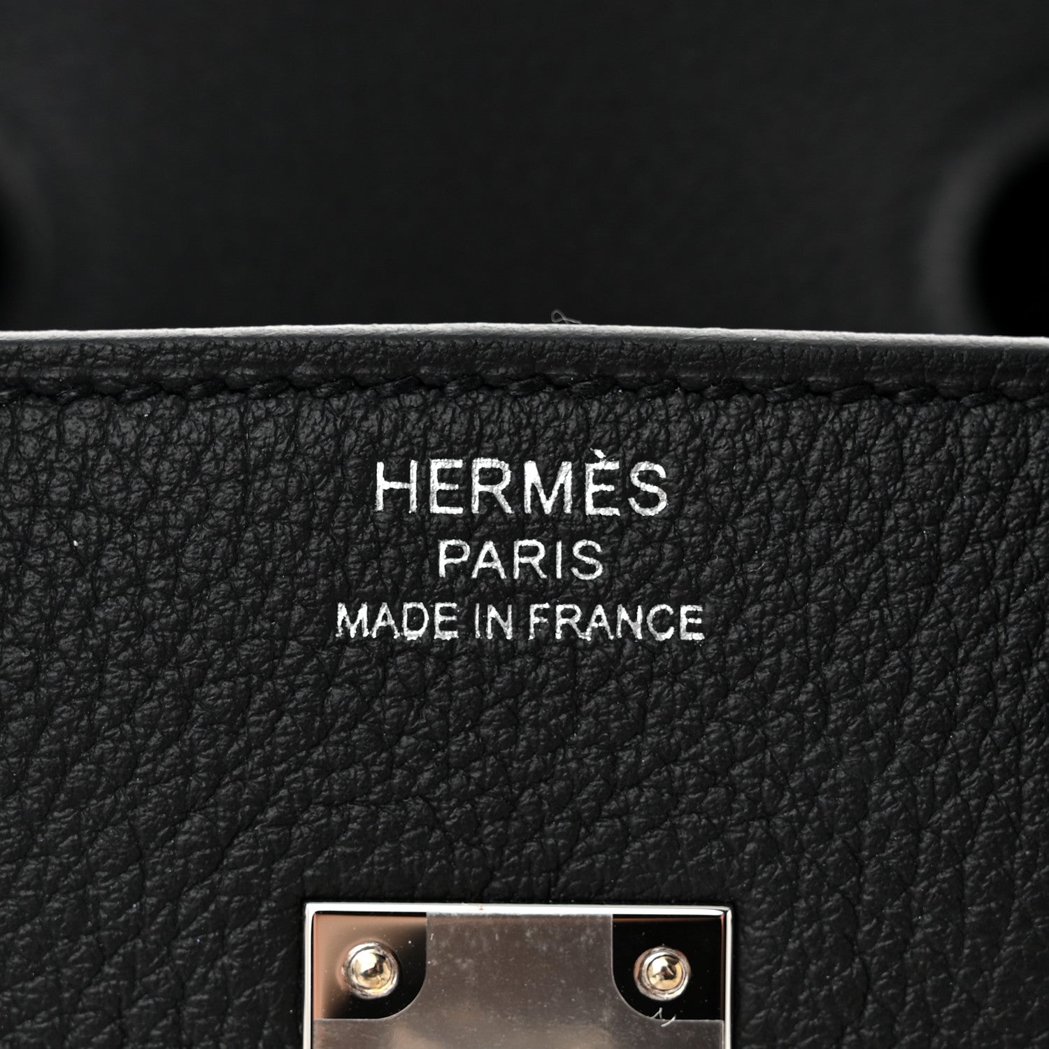 Hermes Togo Birkin 25 Black 6 of 11