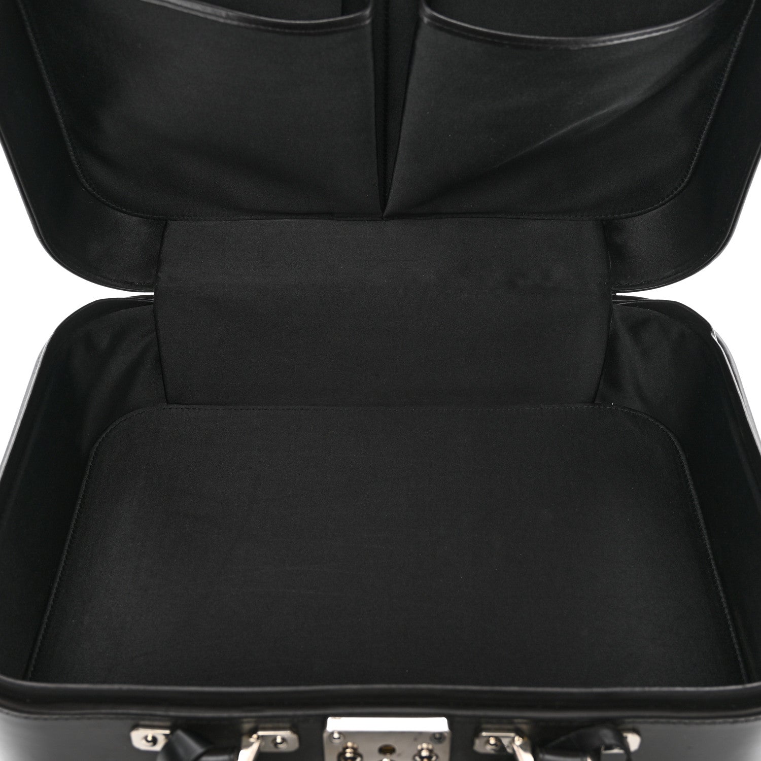 Louis Vuitton Monogram Glace Valisette MM Black 4 of 12