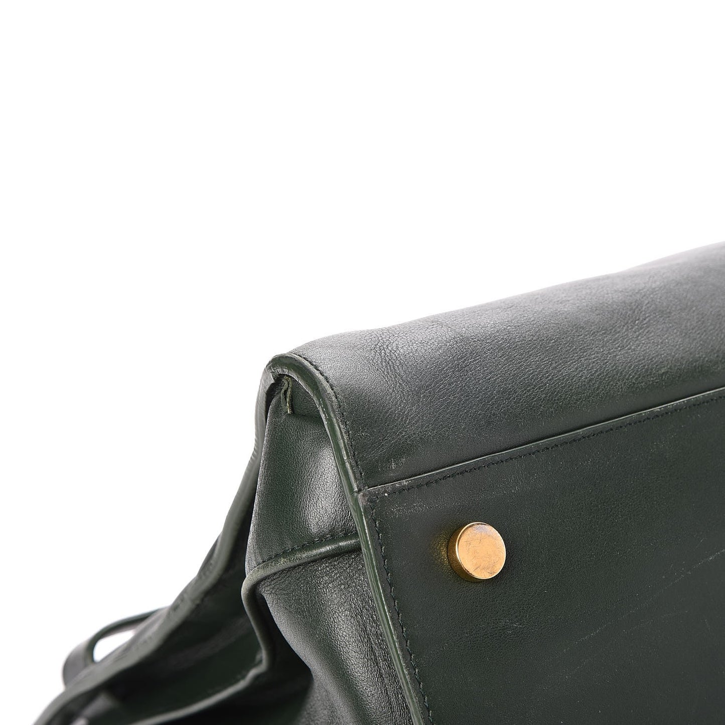 Calfskin Large Sac de Jour Carryall Dark Green