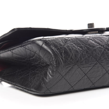 Chanel Aged Calfskin Quilted 2.55 Reissue 226 Flap Black 9 of 11