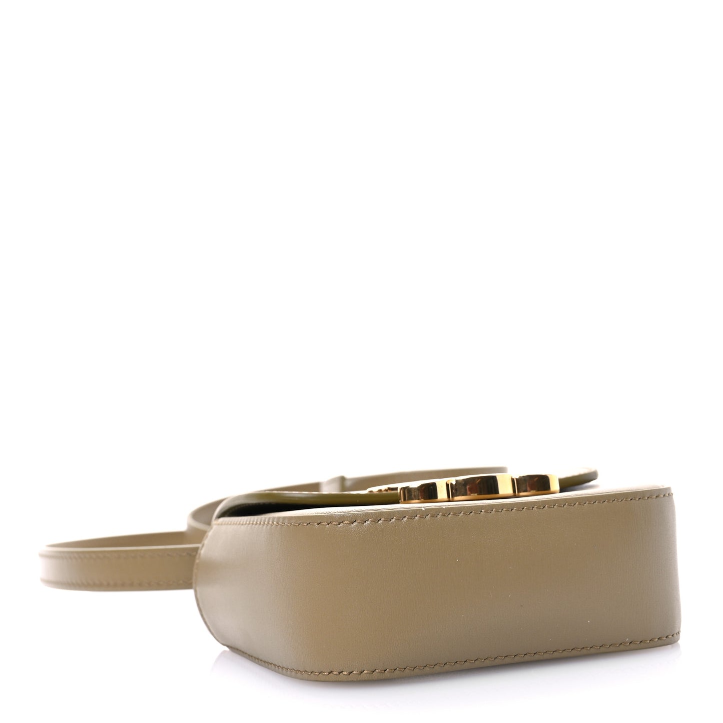 Shiny Calfskin Mini Triomphe Olive