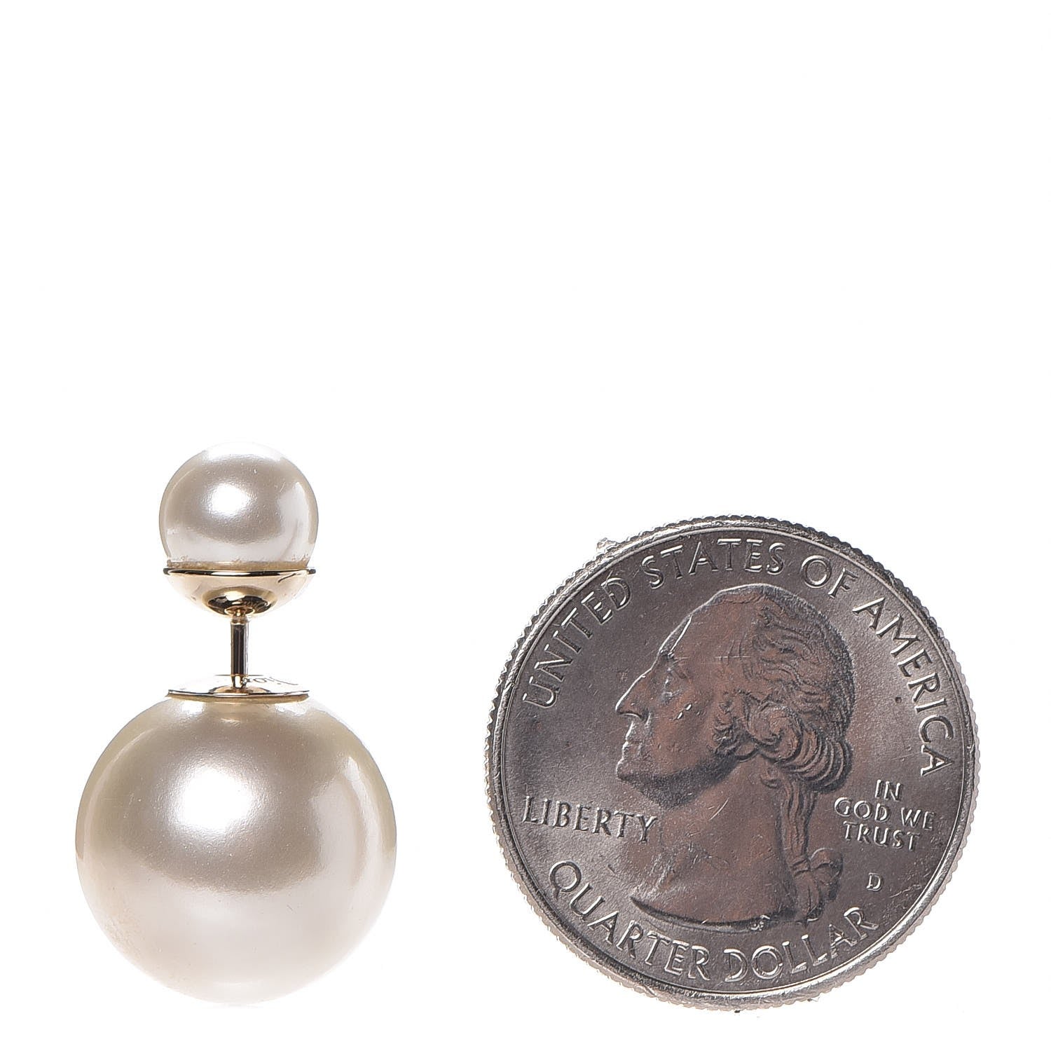 Christian Dior Pearl Mise En Dior Tribal Earrings 2 of 5