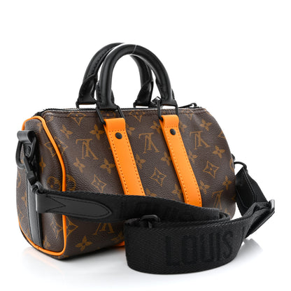 Louis Vuitton Monogram Macassar Keepall Bandouliere 25 Radiant Sun 3 of 9