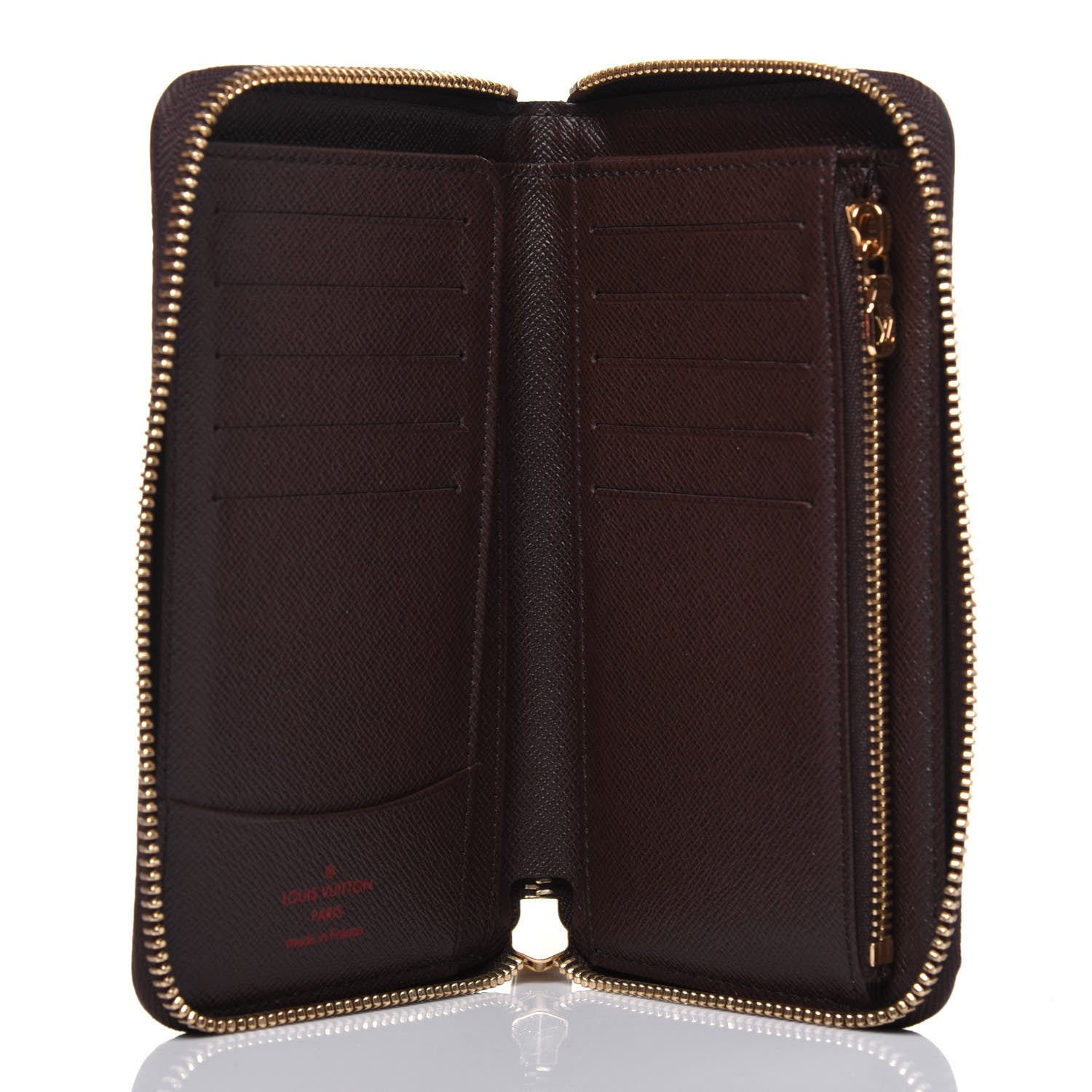 Louis Vuitton Damier Ebene Zippy Compact Wallet 5 of 11