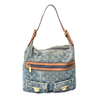 Louis Vuitton Denim Baggy GM Blue 1 of 12