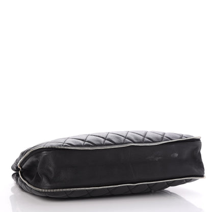 Chanel Caviar Quilted Expandable Zip Shoulder Bag Black 4 of 10