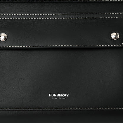 Burberry Soft Calfskin Small Pocket Tote Bag Black 8 of 10