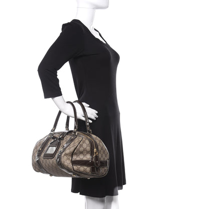 Gucci GG Plus Boston Vanity Bag Brown 2 of 15
