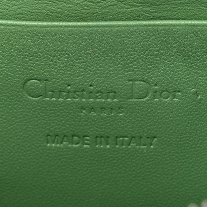 Christian Dior Lambskin Cannage Lady Dior Phone Holder Green 5 of 9