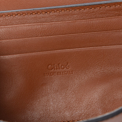 Chloe Suede Calfskin Mini Faye Shoulder Bag Tobacco 6 of 12