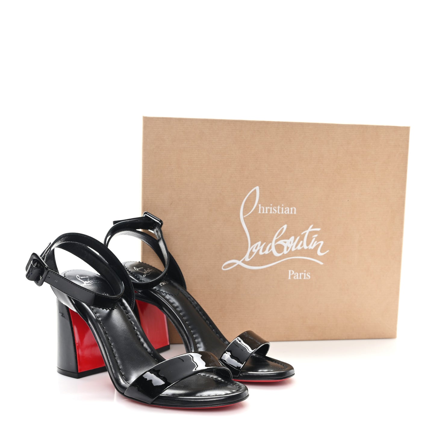 Patent Miss Sabina 85 Sandals 37.5 Black