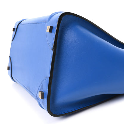 Celine Smooth Calfskin Mini Luggage Electric Blue 10 of 10