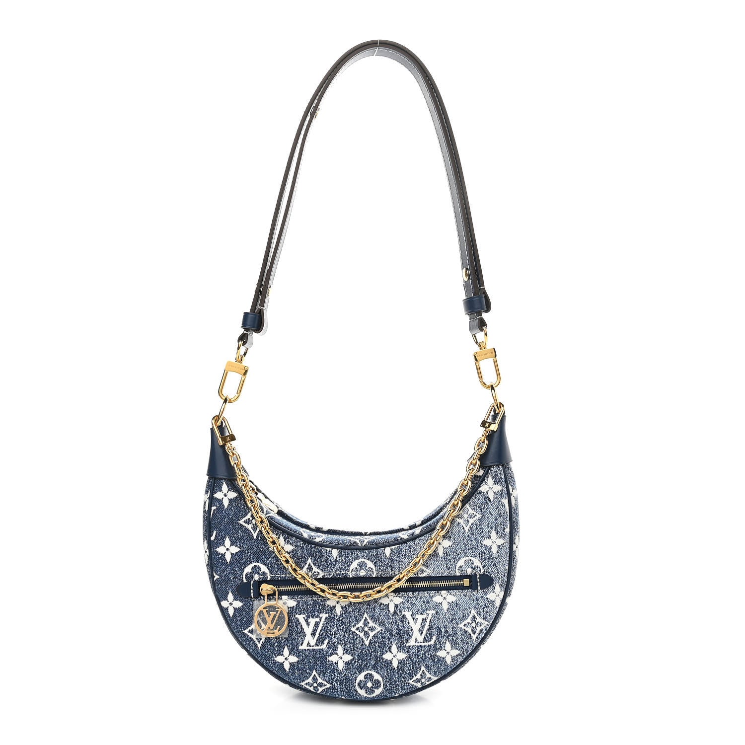 Louis Vuitton Monogram Jacquard Denim Loop Bleu 1 of 10