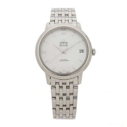 Omega Stainless Steel Mother of Pearl 32mm De Ville Prestige Co-Axial Automatic Watch 424.10.33.20.05.001 1 of 5