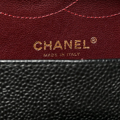 Chanel Caviar Quilted Jumbo Double Flap Black 6 of 16