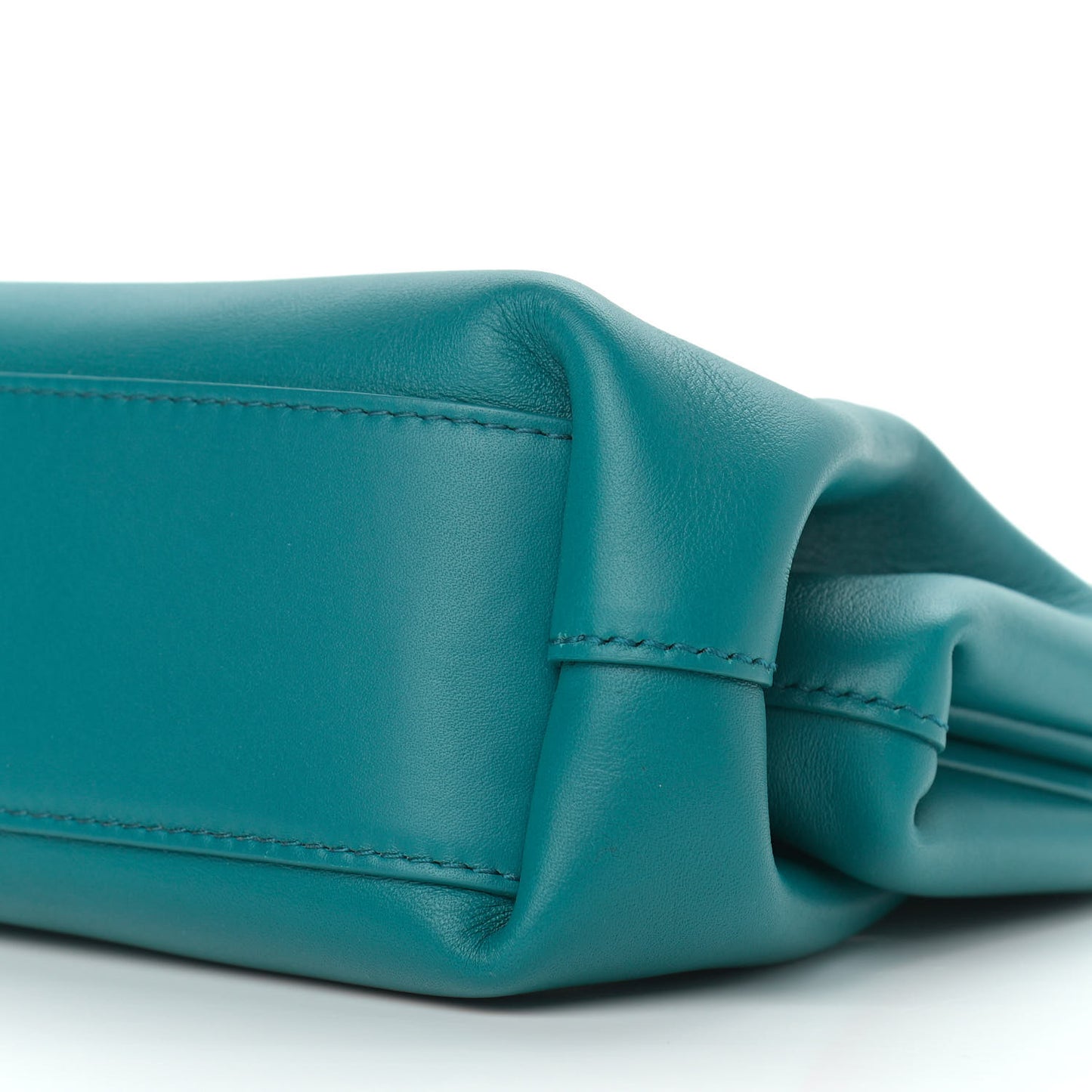 Calfskin Small The Point Triangle Bag Mallard