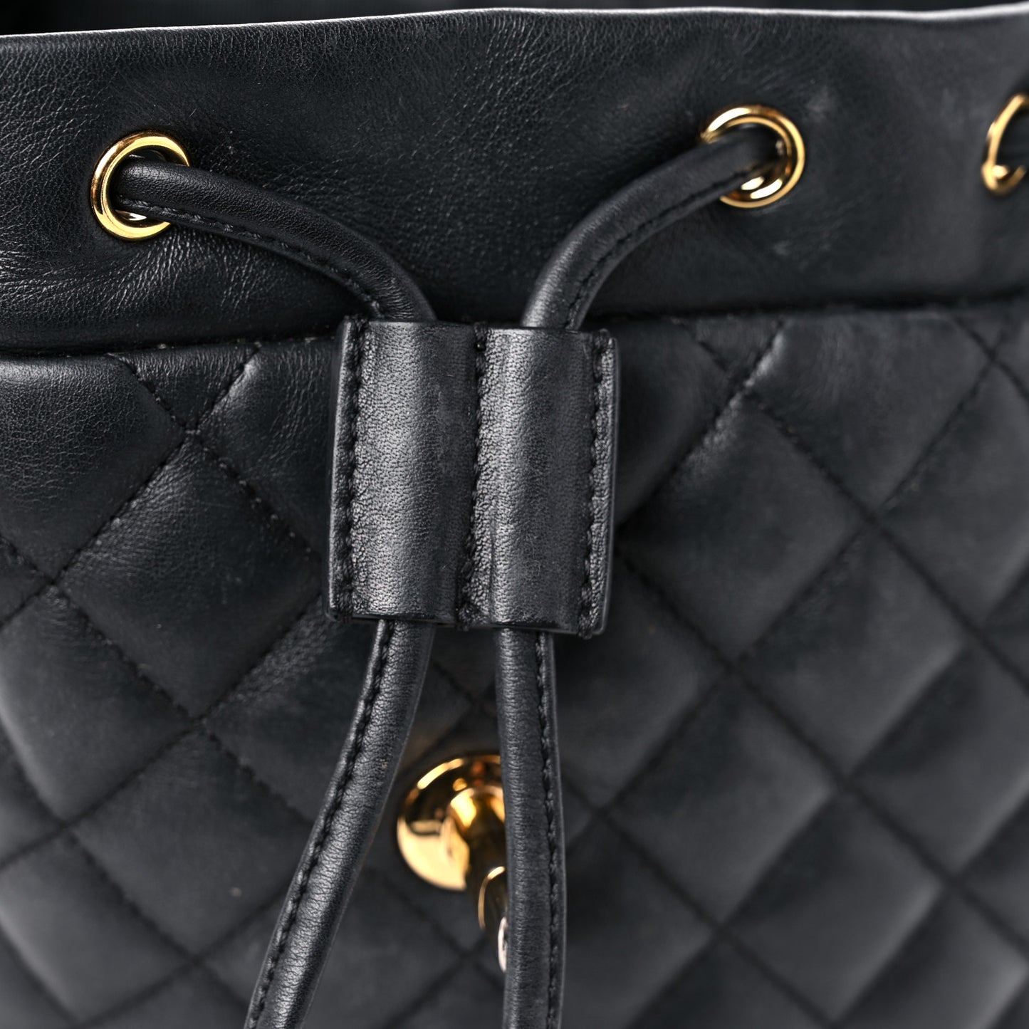 Calfskin Quilted Small Urban Spirit Backpack Black