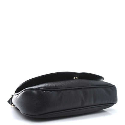 Gucci Pebbled Calfskin Medium Soho Flap Crossbody Black 4 of 9