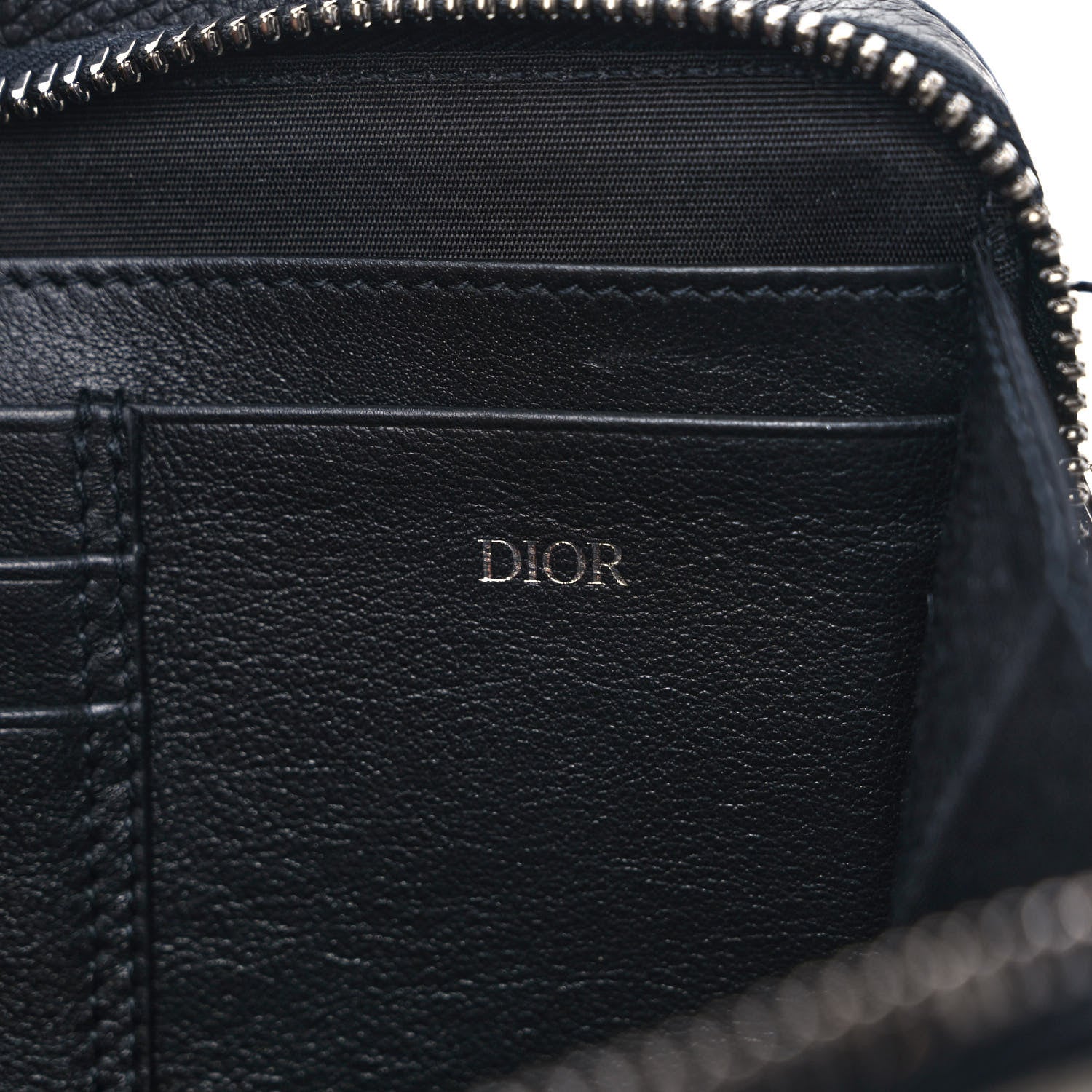 Christian Dior Oblique Pouch Beige Black 6 of 8