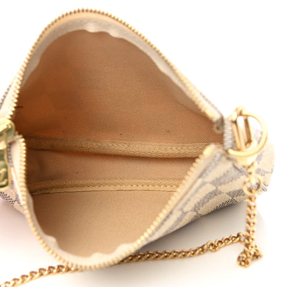 Louis Vuitton Damier Azur Mini Pochette Accessories 4 of 6