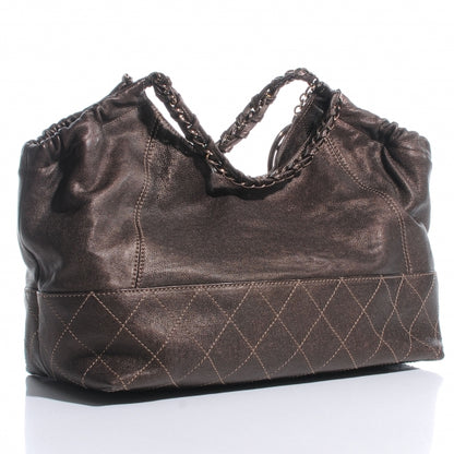 Chanel Calfskin Baby Coco Cabas Bronze 3 of 8