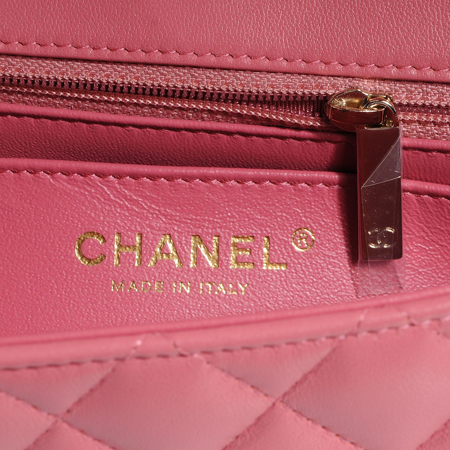 Chanel Lambskin Quilted Valentine Charms Mini Rectangular Flap Pink 9 of 10