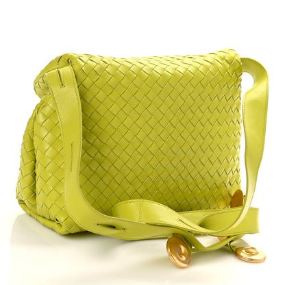 Bottega Veneta Nappa Intrecciato The Fold Crossbody Kiwi 2 of 8