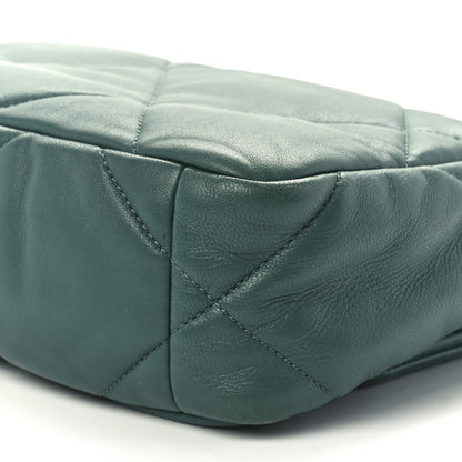 Chanel Lambskin Quilted Medium Chanel 19 Flap Green 11 of 11