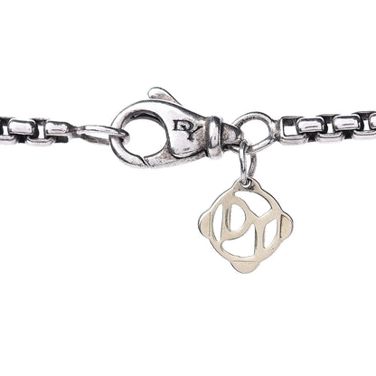 David Yurman Sterling Silver 14K Yellow Gold 2.7mm Box Chain Necklace 36" 5 of 5