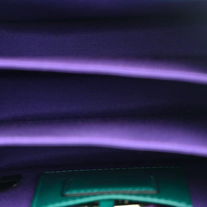 Bulgari Calfskin Serpenti Forever Top Handle Emerald Green 5 of 10