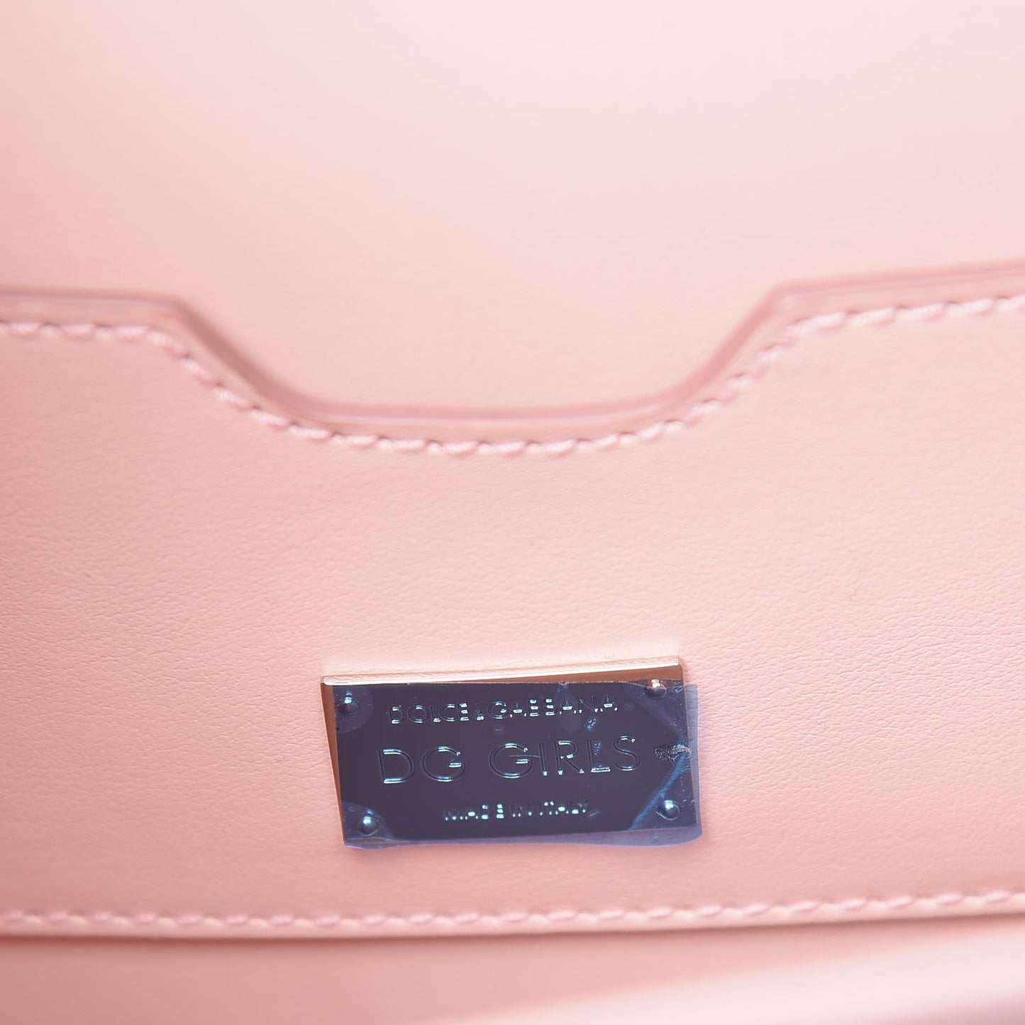 Patent DG Girls Crossbody Bag Rosa Carne