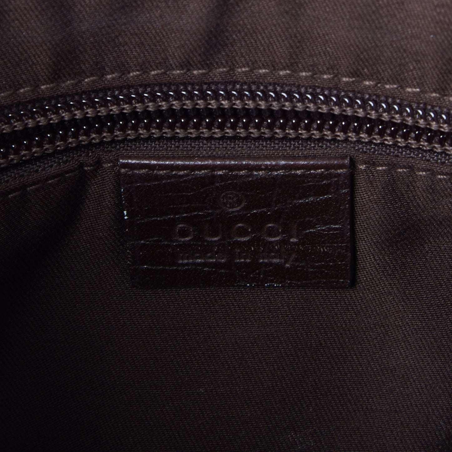 GG Plus Monogram Medium Flat Messenger Bag Dark Brown