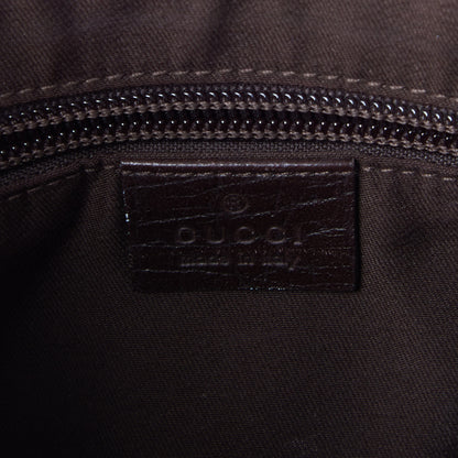 Gucci GG Plus Monogram Medium Flat Messenger Bag Dark Brown 8 of 8