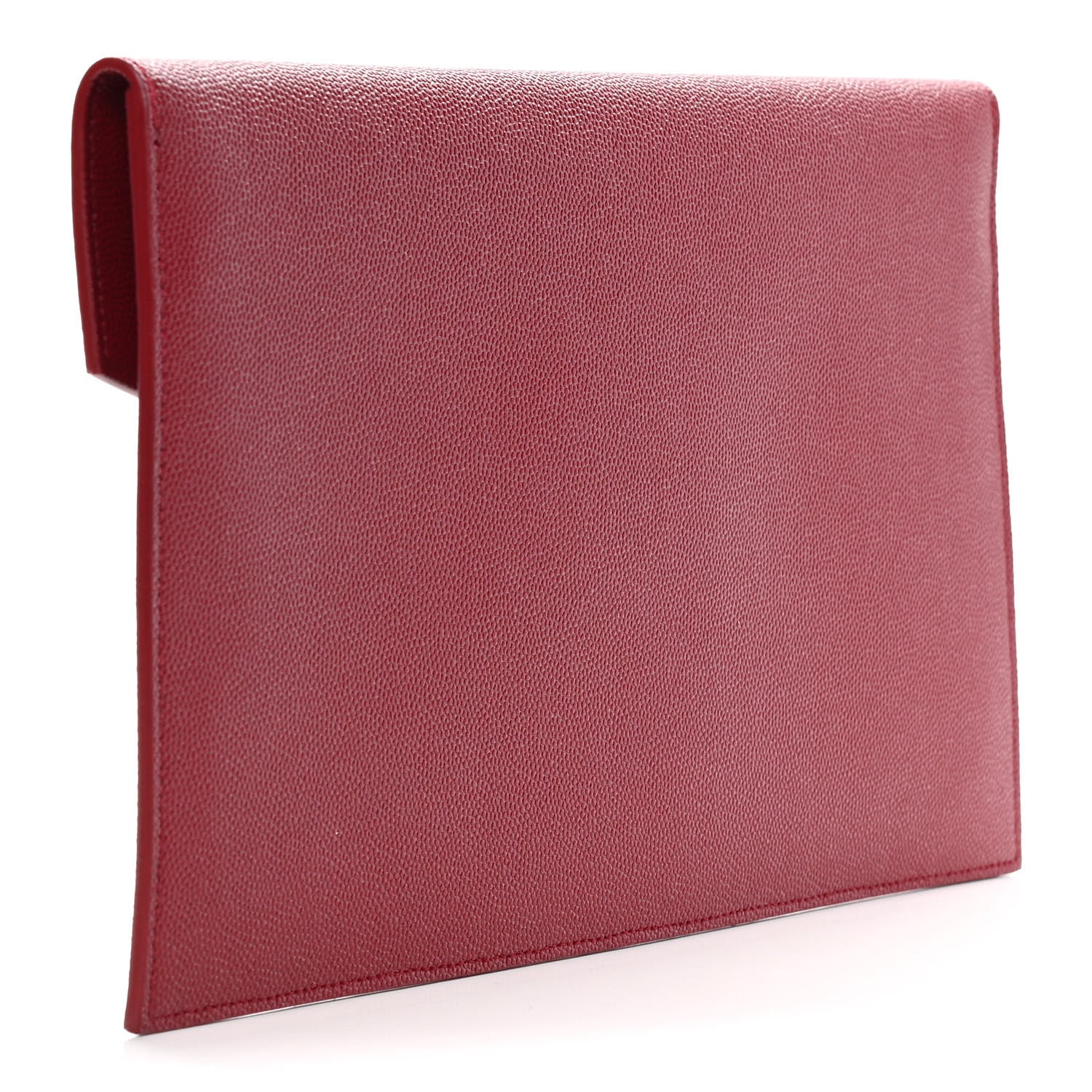 Saint Laurent Grain De Poudre Uptown Pouch Red 3 of 8
